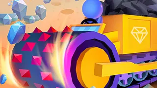 Guida la tua potente macchina mineraria, frantuma pietre preziose e vendile per potenziare il tuo equipaggiamento. Diventa il magnate minerario in questo…