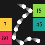 Domina l'arte degli angoli in un avvincente puzzle di fisica. Mira i tuoi colpi per eliminare ondate infinite di mattoni e raggiungere il punteggio più alto.